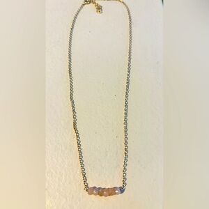 10k gold plated beaded necklace
